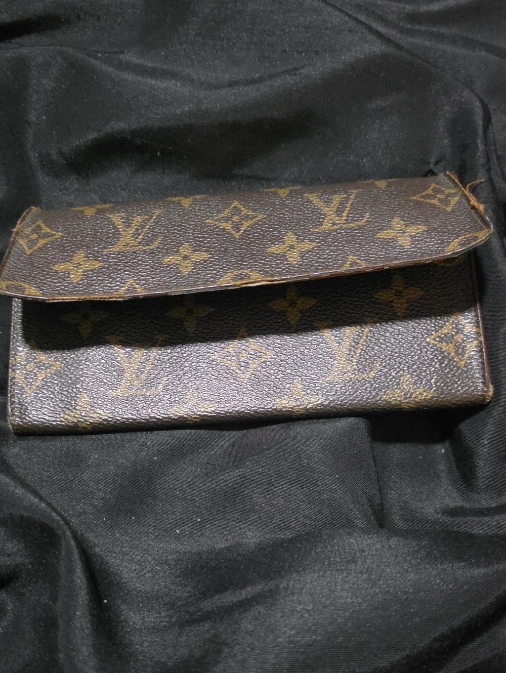 Louis Vuitton Monogram Canvas Fold Card Holder in Brown/Gold - PROJECT WALLET